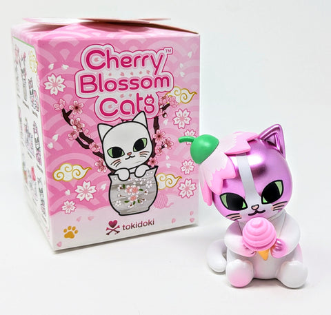 Tokidoki Cherry Blossom Cats Kitty Petals Open 3" Blind Box Figure