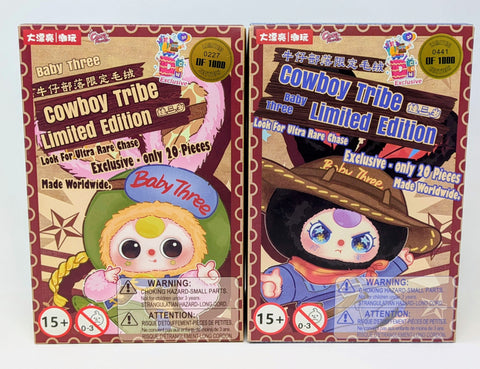 2025 DesignerCon Baby Three Cowboy Tribe Exclusive Bundle - LE 1000 Sealed
