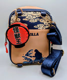 Godzilla Sea Storm Tonal Crossbody Bag with Coin Purse BoxLunch Exclusive NWT