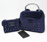 Loungefly Disney Minnie Mouse Velvet Ears Crossbody Bag & Wallet Set New w/Tags