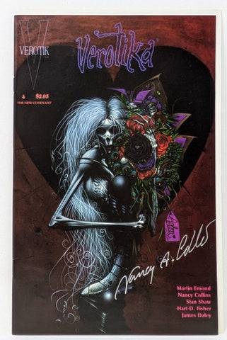 Verotika #4 Verotik Comics 1995 Hart D Fisher Signed by Nancy A Collins