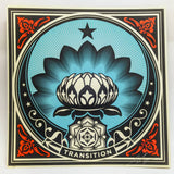 Obey Records SHEPARD FAIREY 12" x 12" A/P 'Transition' Color Signed Art Print