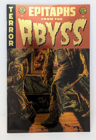 EC Comics Epitaphs From The Abyss #1 (Lee Bermejo Gold Foil Variant) NM