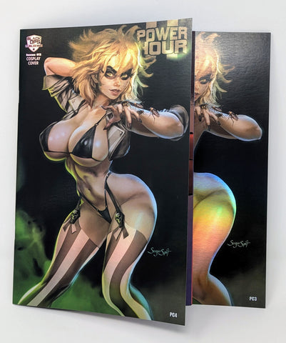 Power Hour 2 Sugar Spit Beetle Girl Beetlejuice Cosplay FOIL Naughty Nice Set NM