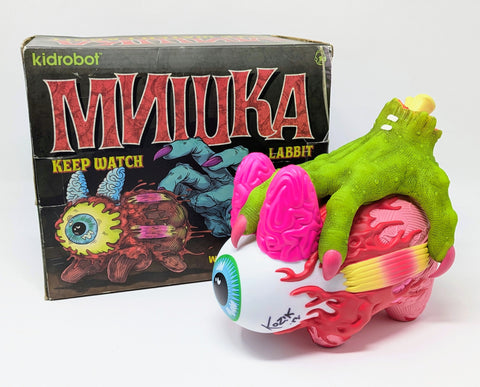 Kidrobot Frank Kozik x Mishka SIGNED SDCC 2013 GID Keep Watch 10" Labbit LTD 300