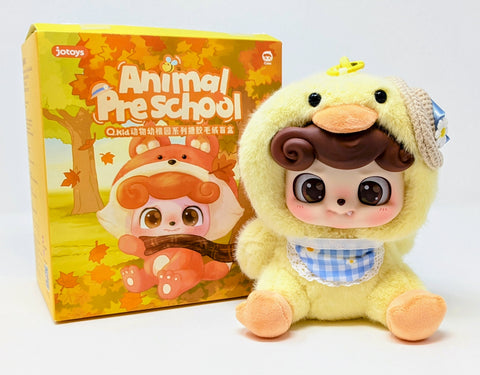 JOTOYS Q.Kid Animal PreSchool Plush Series Open Blind Box Go-Outing Duck Figure