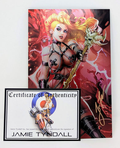 The Devils Misfits #1 Sorah Suhng Rocker Metal Variant signed by Jamie Tyndall