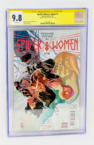 Spider-Women Alpha #1 CGC 9.8 SS Signed by Vanesa Del Rey Marvel Comics 2016