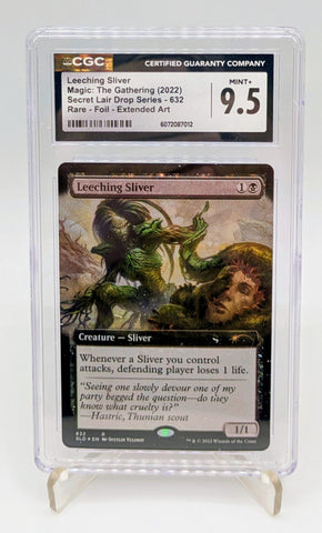 MTG Secret Lair #632 Leeching Sliver Extended Art Foil CGC 9.5 Mint+