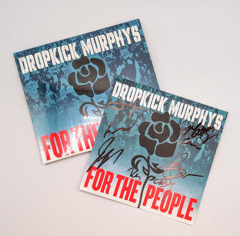 Dropkick Murphys For The People CD New Sealed with Band SIGNED Art Card