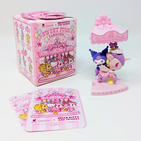 tokidoki x Hello Kitty & Friends Kuromi Sweet Pink Carousel Blind Box Figure