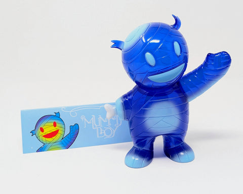 Super7 Blue Boo Mummy Boy Japanese Soft Vinyl Sofubi Figure