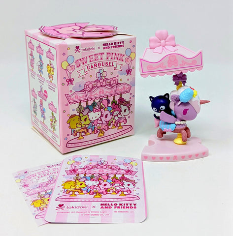 tokidoki x Hello Kitty And Friends Chococat Sweet Pink Carousel Blind Box Figure