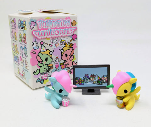 Tokidoki Twinsies Unicorno Flix & Chill Open Blind Box 1" Mini Figure Set