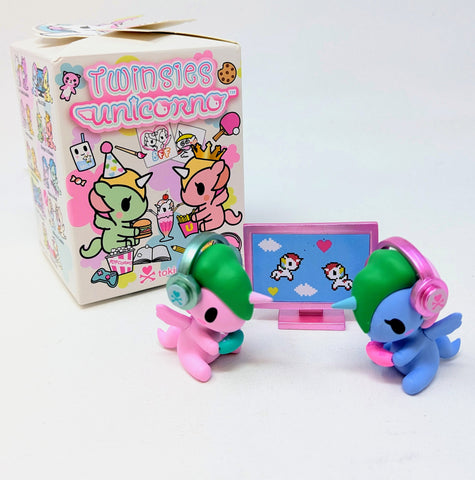 Tokidoki Twinsies Unicorno Flix and Chill Open Blind Box 1" Mini Figure Set