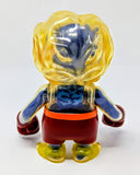 Secret Base x Super 7 Blue Plush Guts Voodoo Skull Brain Sofubi Fight Figure