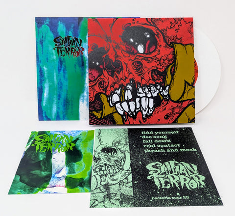 Saigan Terror 7" White Vinyl SIGNED by Pushead Designer Con 2025 Bacteria Sour