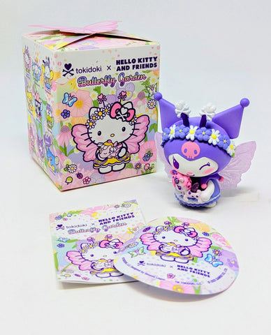 tokidoki x Hello Kitty and Friends Kuromi Butterfly Garden Blind Box Figure