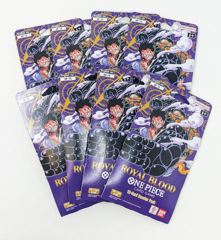 One Piece Card Game: Royal Blood 12 Card Sleeved Booster Pack x8