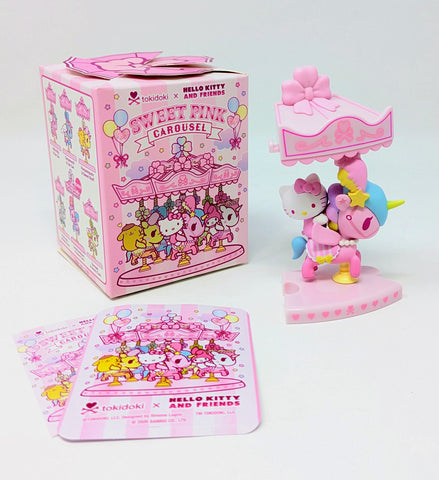 tokidoki Hello Kitty Hello Kitty & Can Can Sweet Pink Carousel Blind Box Figure