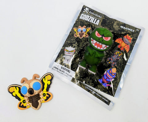 tokidoki x Godzilla MOTHRA Blind Bag Figural Fridge Magnet Kaiju
