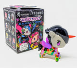 tokidoki x ARCANE Blacklight Chrome Unicorno Silco Open Blind Box Figure