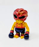 Secret Base Ultimate Battle Skull Brain Red/Yellow Sofubi vinyl mini figure
