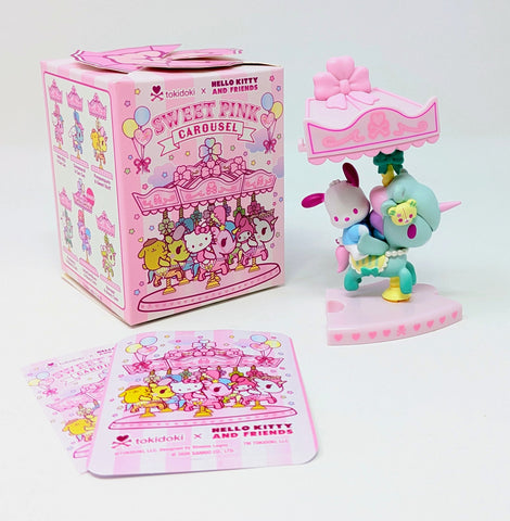 tokidoki x Hello Kitty And Friends Pochacco Sweet Pink Carousel Blind Box Figure