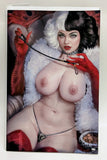 Power Hour #3 Villains Shikarii Dog Lady Cruella De Vil T*pless Variant NM