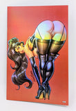 KatFight #1 Hot Stepper Linsner Cry for Dawn Homage Foil PC 4/10 Naughty Variant