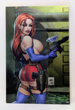 Jessi Zombie Hunter #1 Courtney Rose No Top Jessica Rabbit Metal Variant BL5