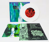 Saigan Terror 7" White Vinyl SIGNED by Pushead Designer Con 2025 Bacteria Sour
