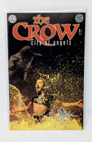 The Crow City of Angels Movie #1 signed by Vincent Pérez 1996 Kitchen Sink Press