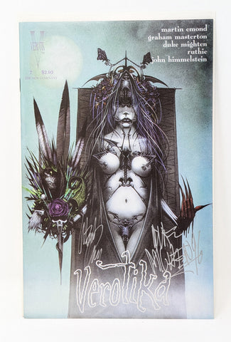 Verotika #7 Verotik Comics 1995 Signed by Glenn Danzig and Duke Mighten