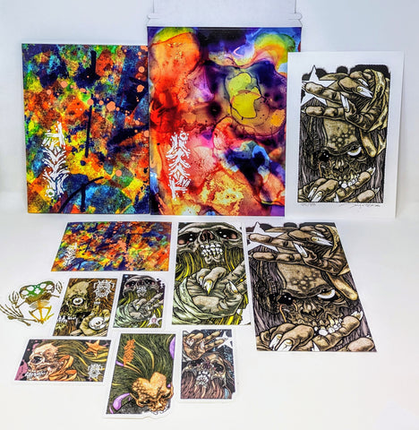 PUSHEAD Bacterial Mindscratch V2 A4 Art Book Limited #/38 w/Signed Mini Prints