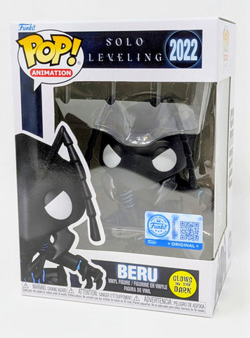 Funko Pop! Beru #2022 Solo Leveling GITD Special Edition Figure w/ Protector