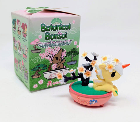 Tokidoki Botanical Bonsai Unicorno White Blossom Bonsai Open Blind Box 3" Figure