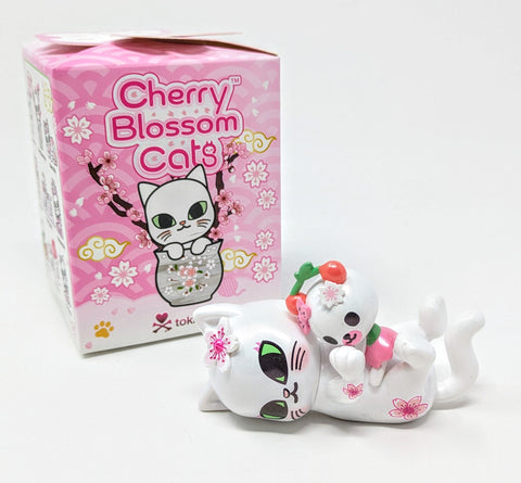 Tokidoki Cherry Blossom Cats Kitten Cuddles  Open 3" Blind Box Figure