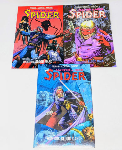 The Spider “Master of Men” (VF/NM) TPB Books #1-3 - 1991 Eclipse Comics