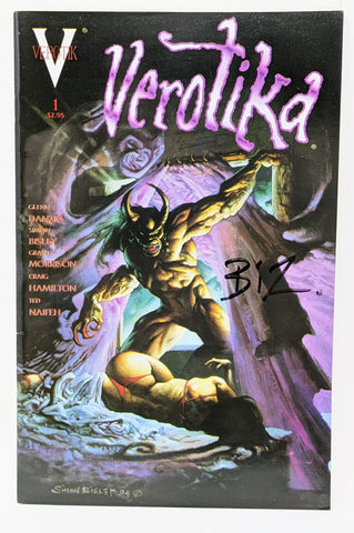 Verotika #1 Verotik Comics 1994 Glenn Danzig Grant Morrison Signed by Simon Bisley