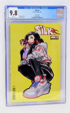 Silk #2 CGC 9.8 Rose Besch 1:25 Incentive Variant Cover Marvel Comics 2021