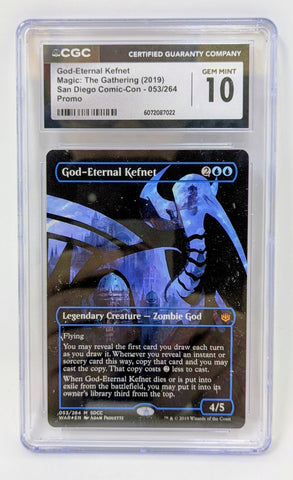 Magic The Gathering MTG God-Eternal Kefnet SDCC Promo #053 CGC 10 Gem Mint