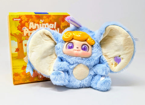 JOTOYS Q.Kid Animal PreSchool Plush Series Open Blind Box Elephant Figure
