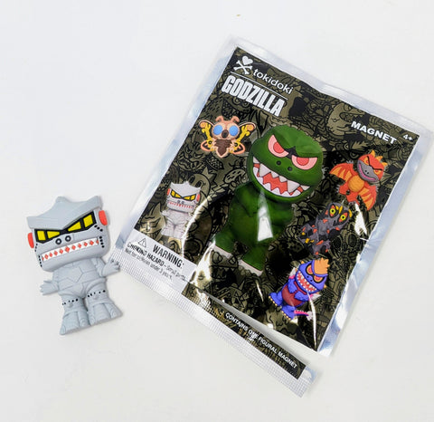 tokidoki x Godzilla MECHAGODZILLA Blind Bag Figural Fridge Magnet Kaiju