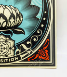 Obey Records SHEPARD FAIREY 12" x 12" A/P 'Transition' Color Signed Art Print
