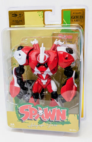 SDCC 2025 Exclusive McFarlane Gold Label Autograph Series Robot War Spawn Figure