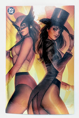 Justice League Unlimited #5 NM Nathan Szerdy C2E2 Gold Foil Virgin Variant