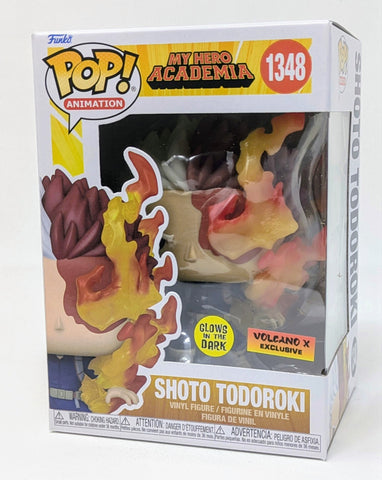 Funko Pop! Shoto Todoroki #1348 My Hero Academia GITD Volcano X Exclusive LE