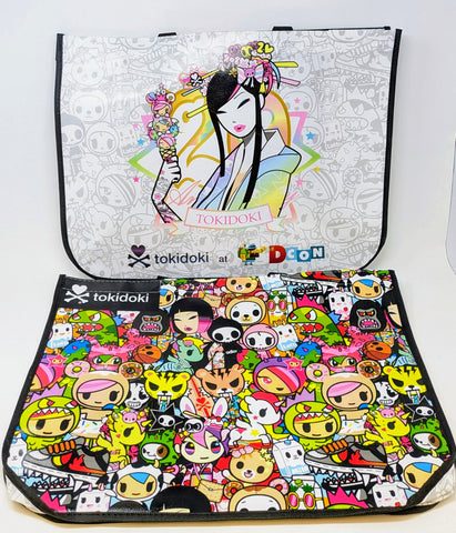 Tokidoki Designer Con DCon Las Vegas 2025 Canvas 2 Sided Tote Bag Unicorno