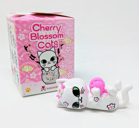 Tokidoki Cherry Blossom Cats CHASER Playtime Kitty Open 3" Blind Box Figure